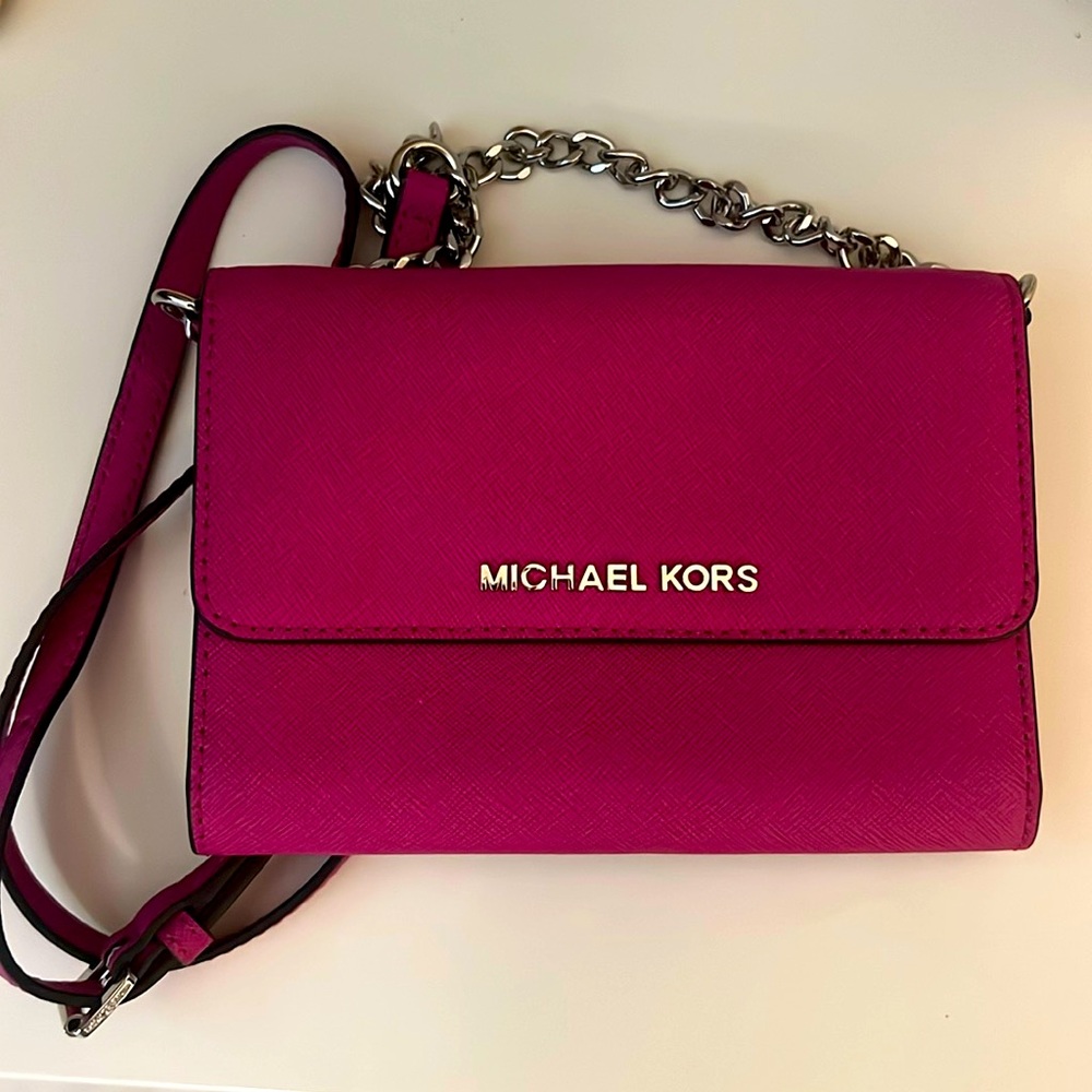 Michael Kors pink crossbody